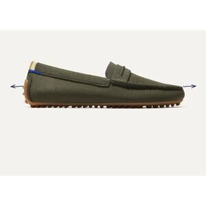 NWOT Women’s Rothy’s Driver Loafer in Cypress Green Size 9
